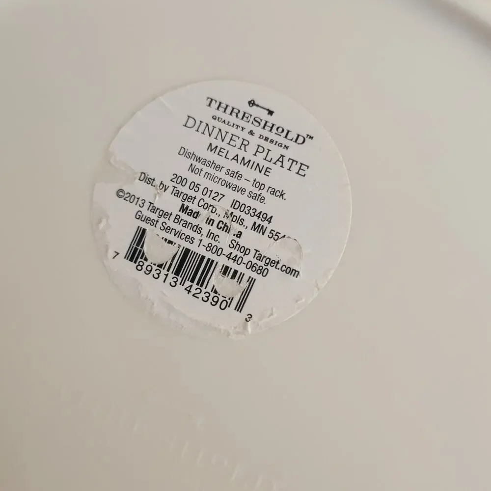 Threshold Melamine  Dinner Green Plates set of 6 Target  Perfect shape